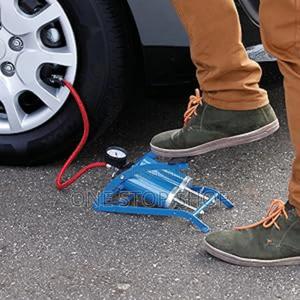 Double Cylinder Foot Pump With Pressure Gauge - thumbnail 2