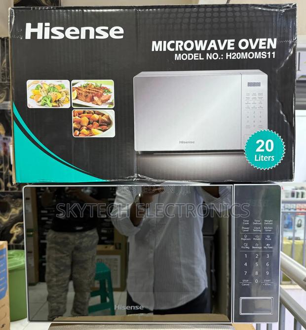 Hisense Microwave Oven 20litres Silver H20moms11