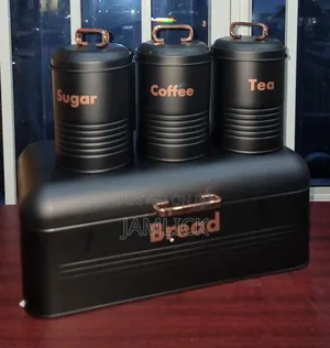 Bread Bin + 3 Canisters - Pm