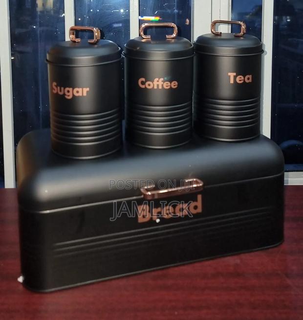 Bread Bin + 3 Canisters - Pm - thumbnail 2