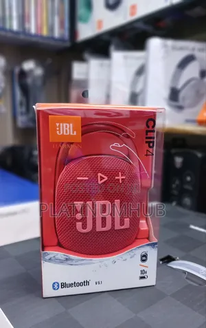 Clip 4 Jbl Red Portable Bt Speaker