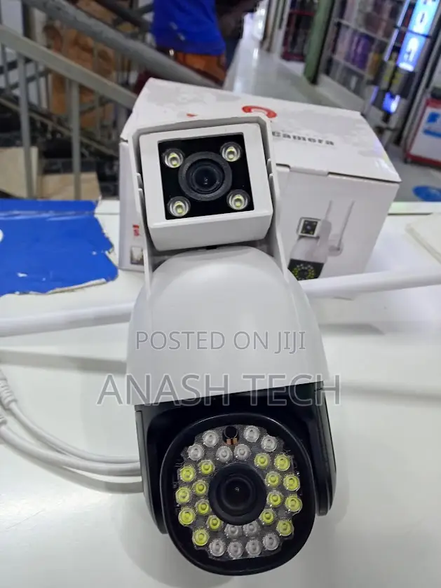 Dual Lens 4g Sim Card CCTV Surveillance Camera (Indoor/Outdoor)