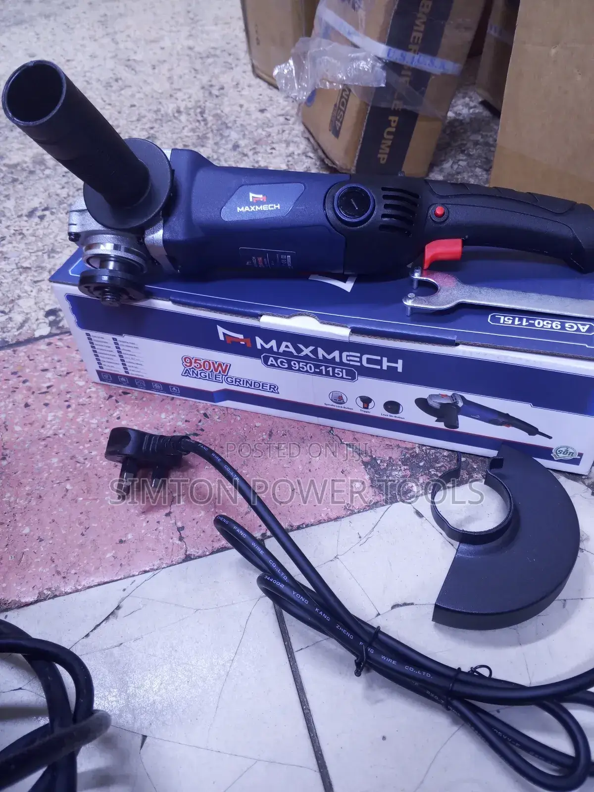 Industrial Maxmech Angle Grinder 4"