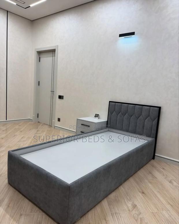 Modern Upholstered Single Bed Size 3 by 6 - main view