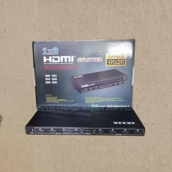 Easy Setup 8 Port Hdmi Splitter 1×8 Amplifier