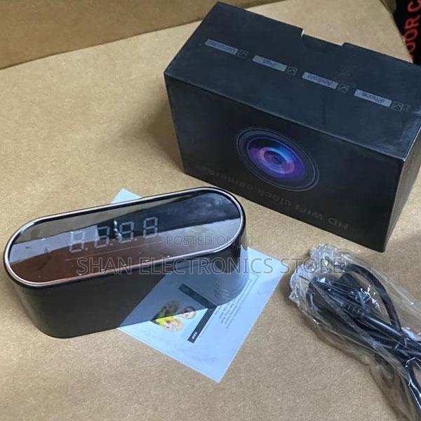 1080p Wifi Wireless Mini Clock Camera, Time Alarm, Watch Security - main view