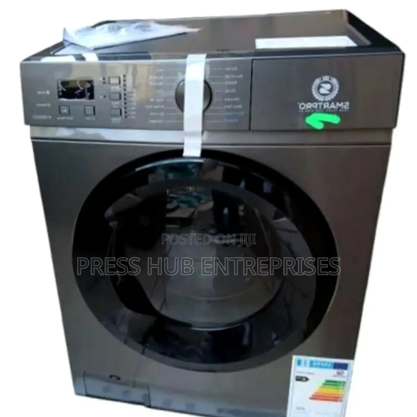 Smartpro 10kg Fully Automatic Front Load Washing Machine.