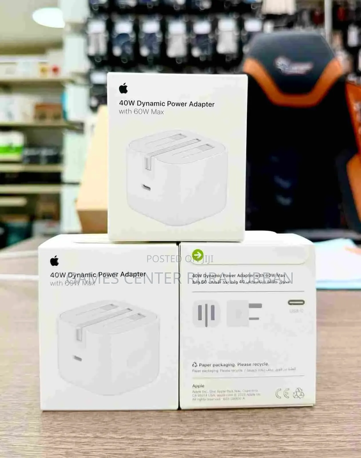 Apple 40w Dynamic Power Adapter With 60w Max