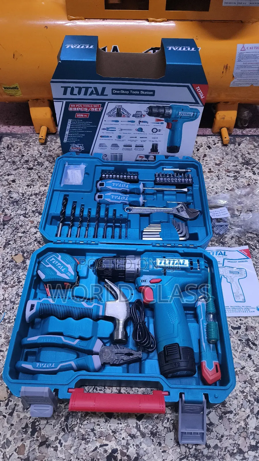 Total Heavy Duty 89 PCS Toolset