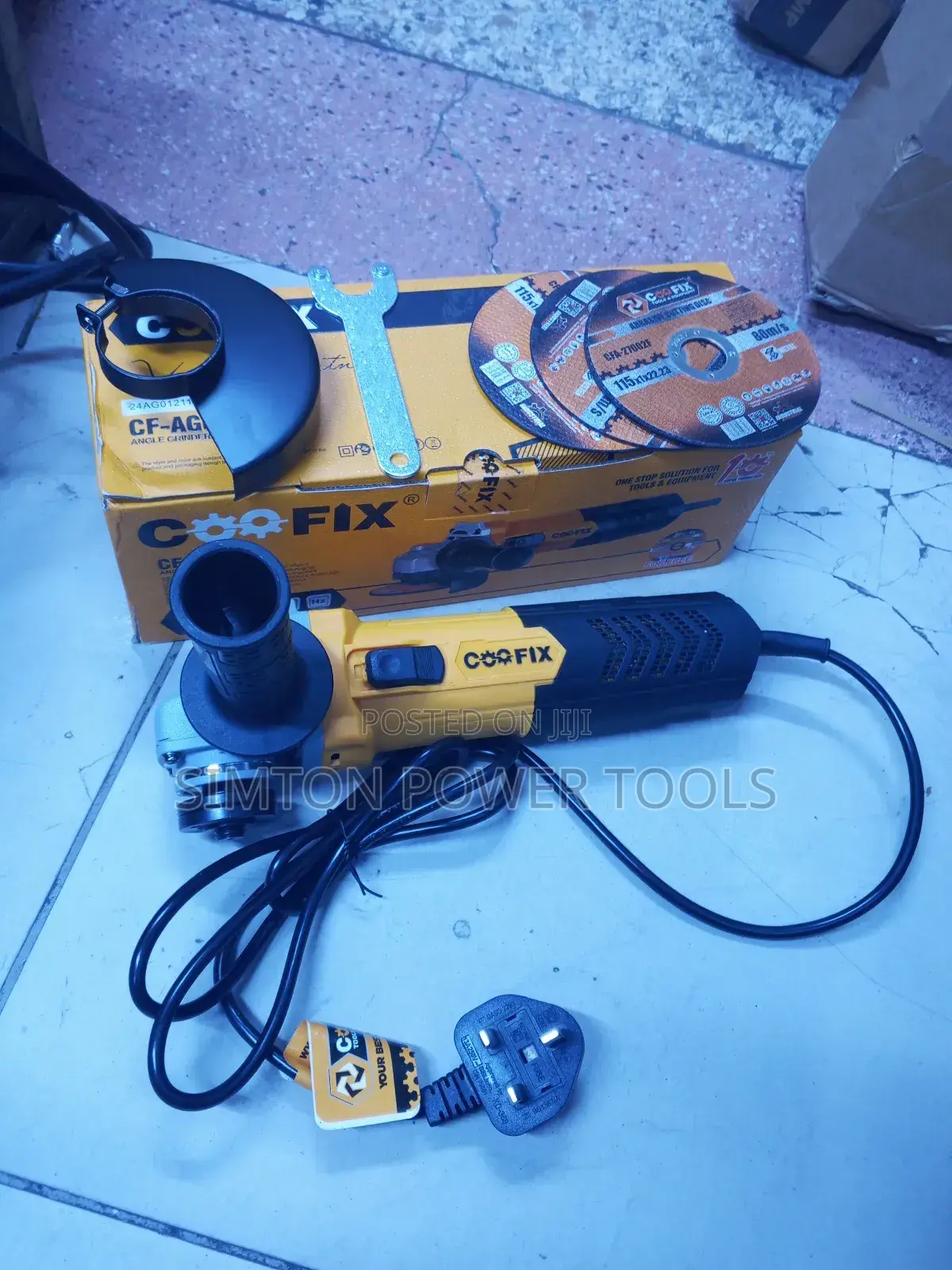 Electric Coofix Angle Grinder With Three Cutting Disc