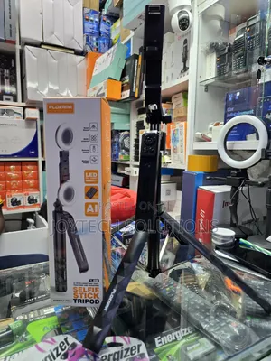 Ai Selfie Stick Tripod Stand With Lightings [ 1.8 Meters Tall ]