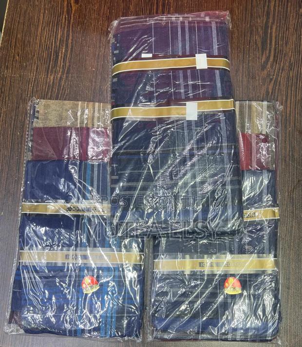 White Blue Stripped Executive Handcatchife Dozens - thumbnail 3