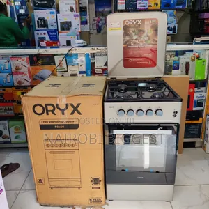 *Mika Oryx Standing Cooker, 50cm X 60cm, 4gas Pipe Burners,