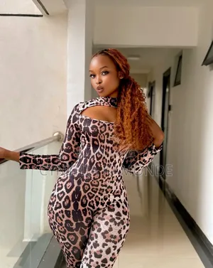 Glam Leopard Jumpsuit ( Perfect Fit and Stretch)