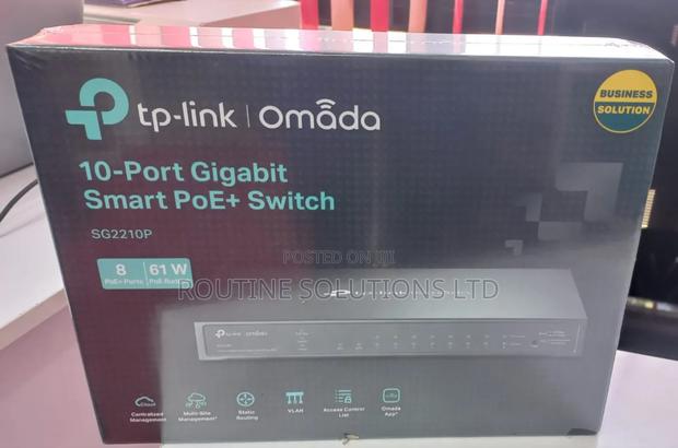 Tp-Link 10-Port Gigabit Smart Poe + Switch Sg2210p - main view