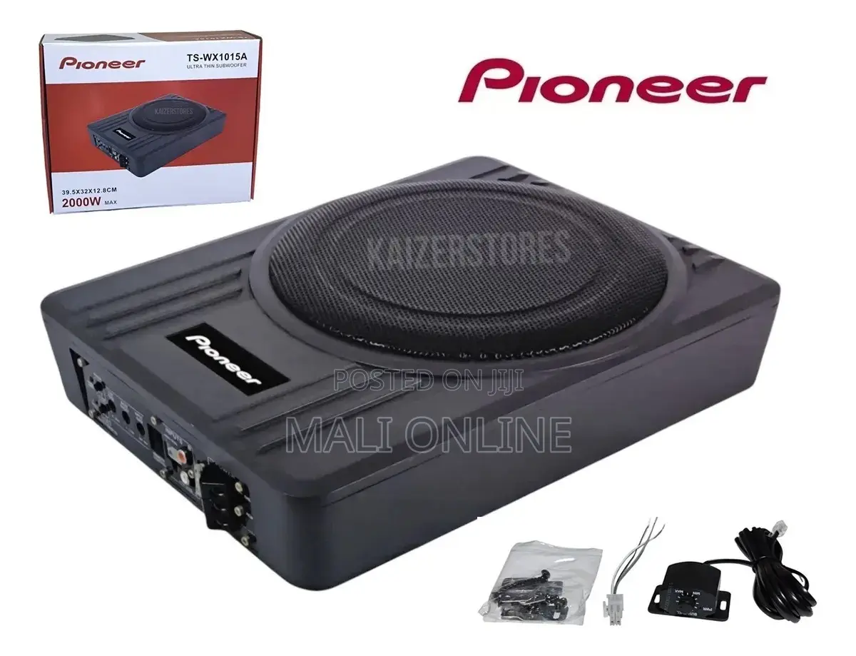 Pioneer Ts-Wx1015a Ultra Thin Active Car Subwoofer Underseat Compact