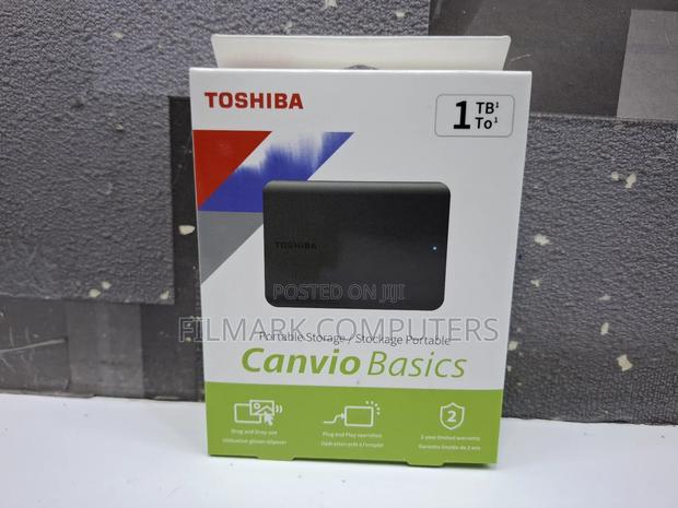 Toshiba Canvio Basics 1tb External Usb 3.0 Portable Hard Drive