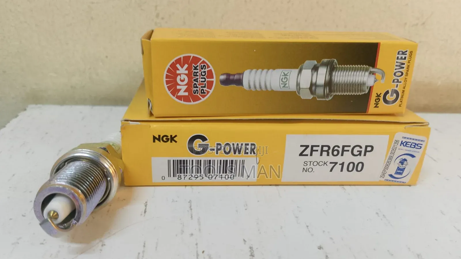Original NGK G-Power Platinum Alloy Spark Plugs.