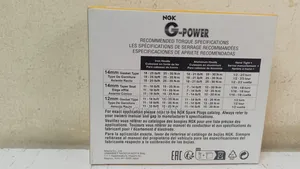 Original NGK G-Power Platinum Alloy Spark Plugs.