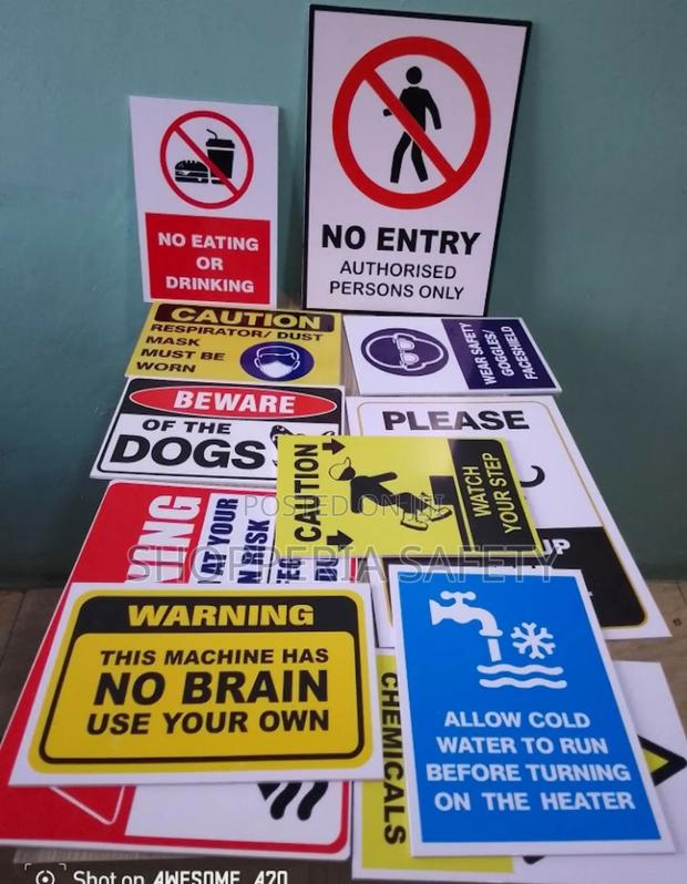 Construction Site Signage - main view