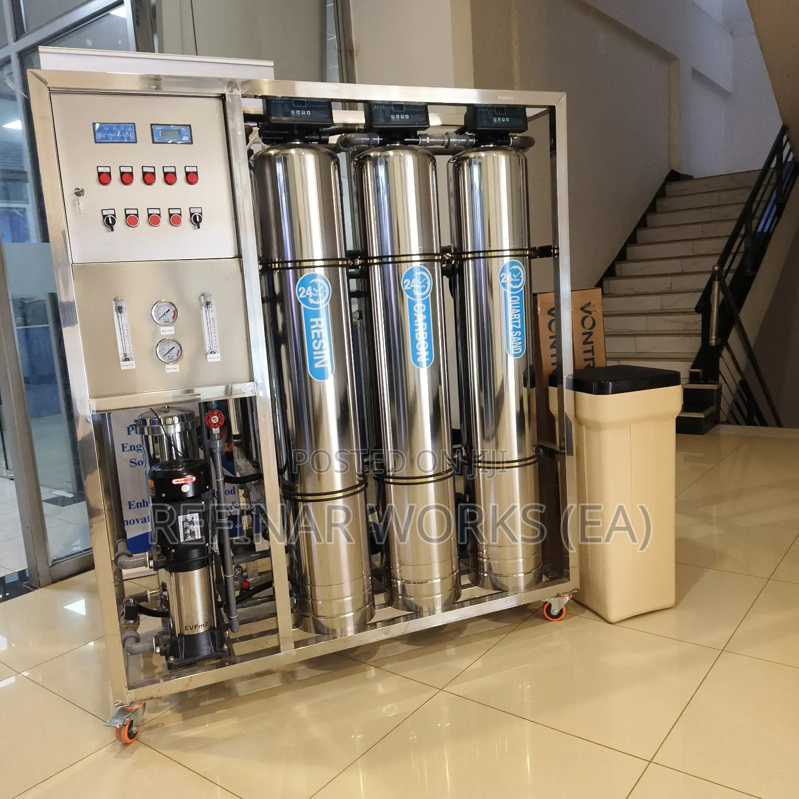 Water Purification Systems for Bottling, Refilling Processing