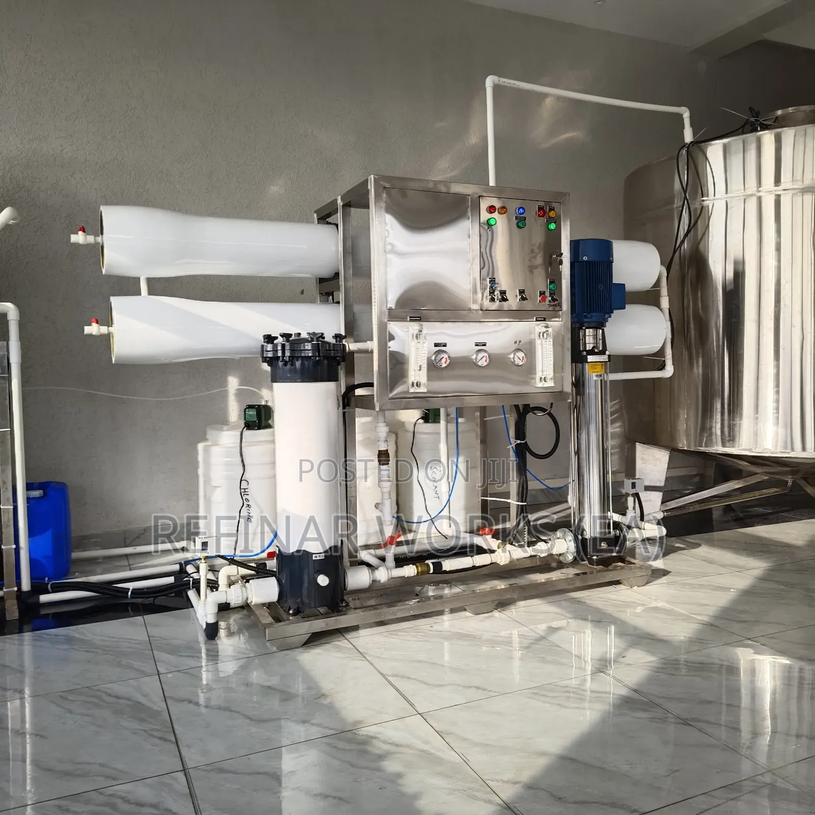 Water Purification Systems for Bottling, Refilling Processing