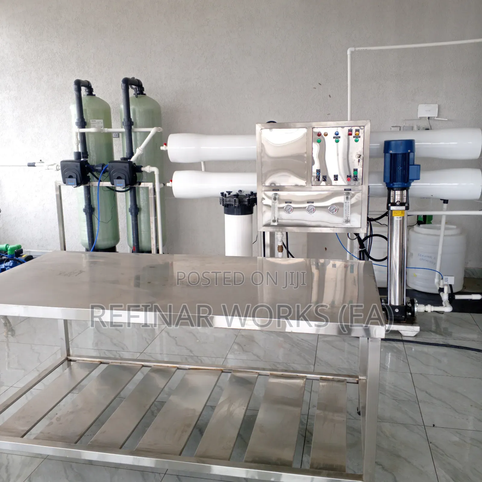 Water Purification Systems for Bottling, Refilling Processing