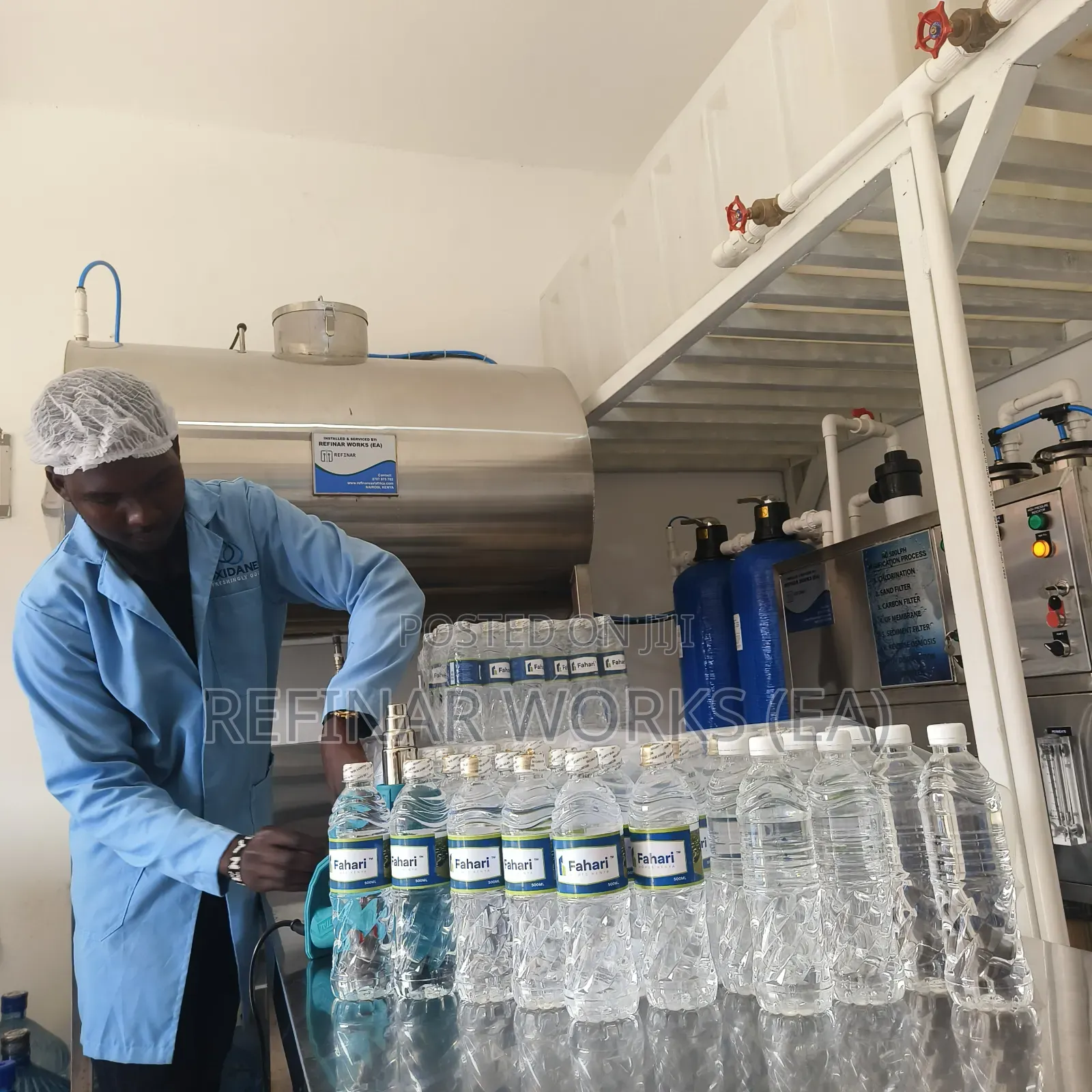 Water Purification Systems for Bottling, Refilling Processing
