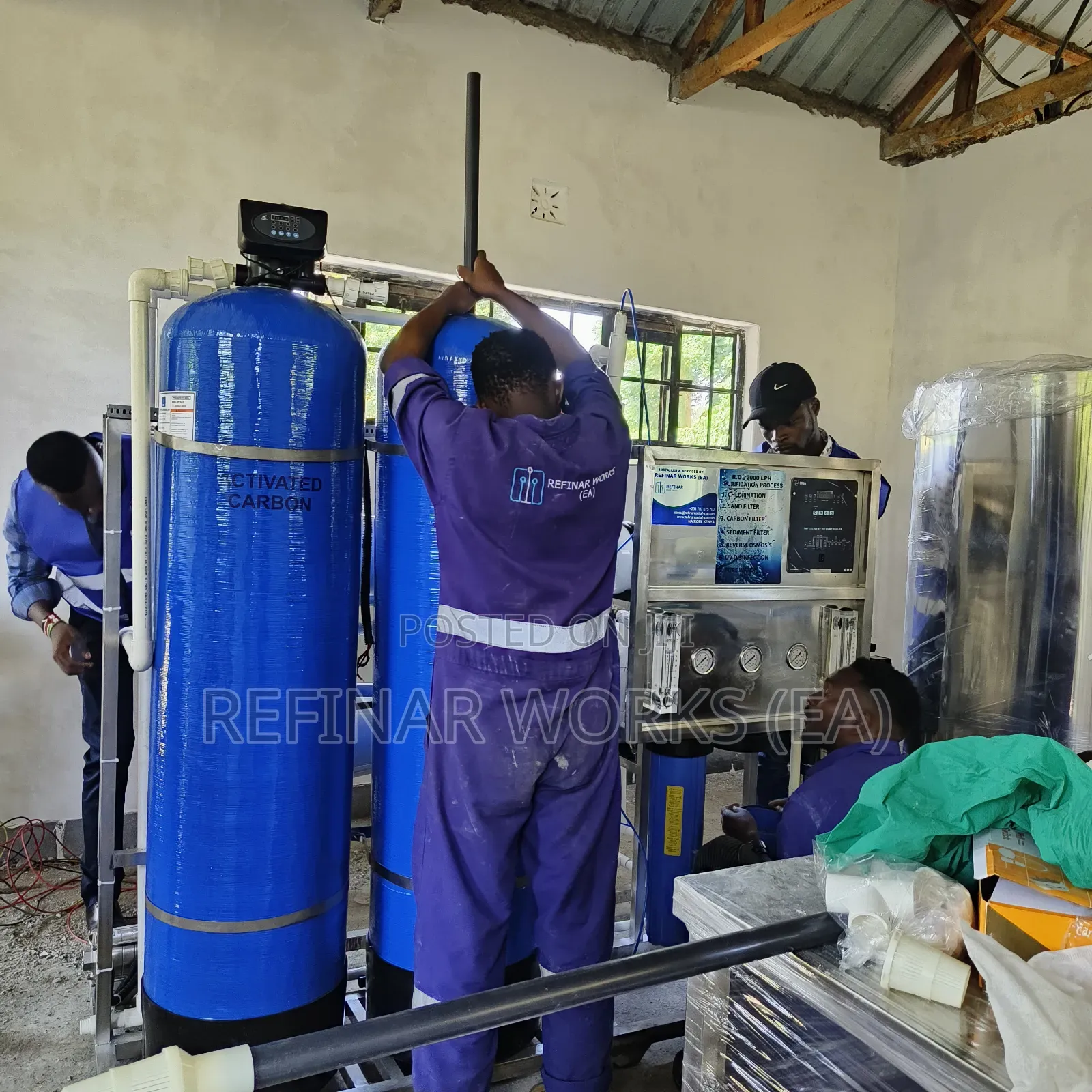 Water Purification Systems for Bottling, Refilling Processing