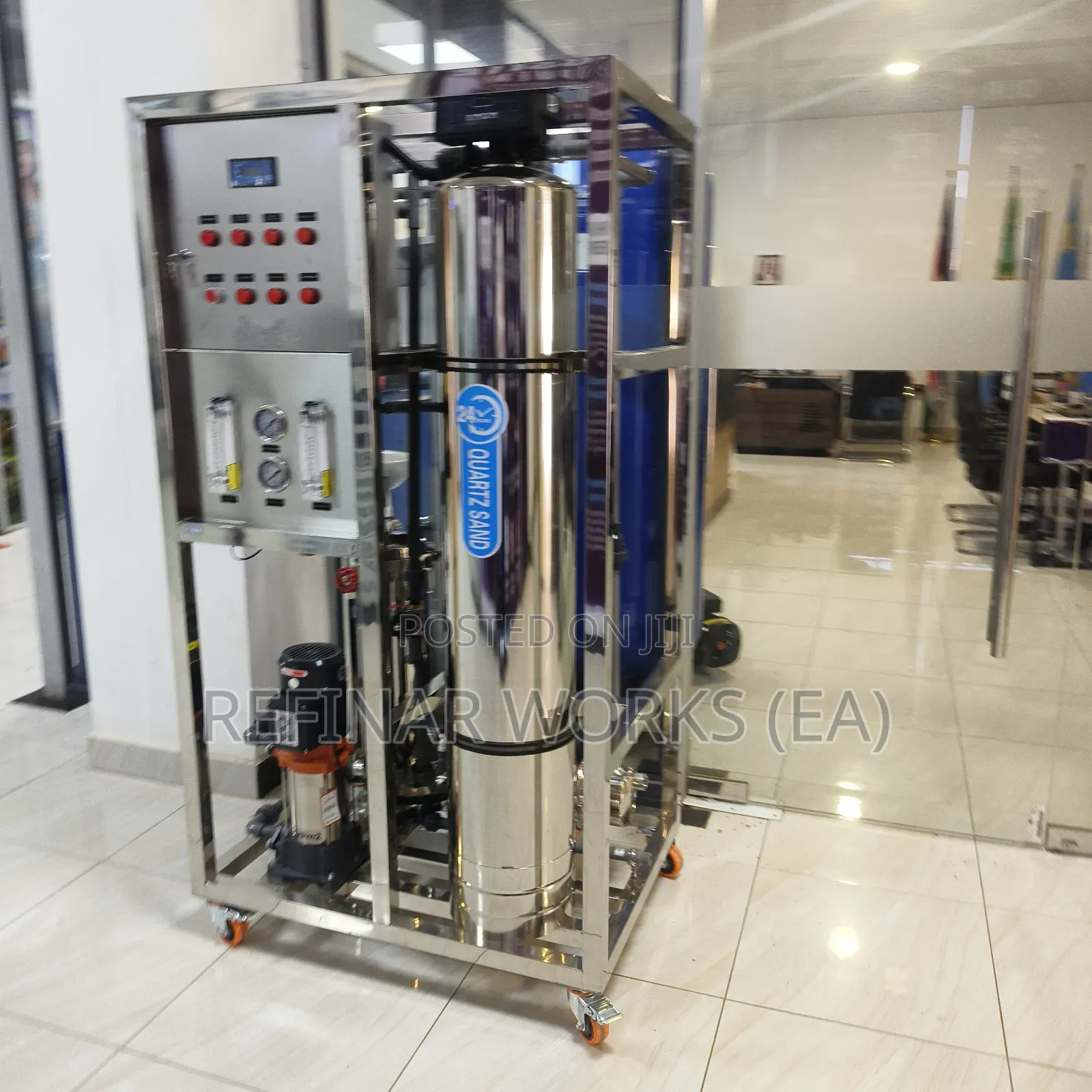 Water Purification Systems for Bottling, Refilling Processing