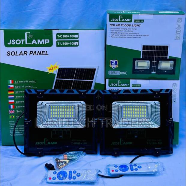 Jsot 100+100 Watts Solar Floodlight - main view
