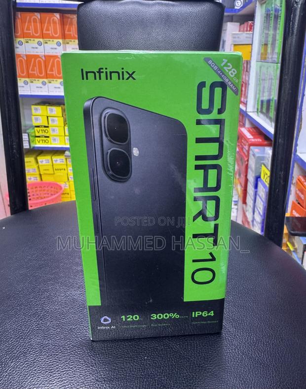New Infinix Smart 10 HD 64 GB Black