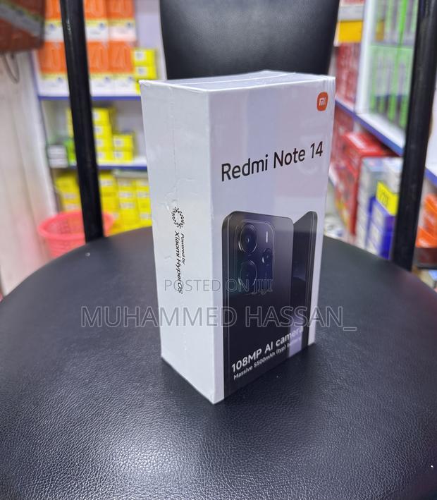 New Xiaomi Redmi Note 14 4G 128 GB Black - thumbnail 3