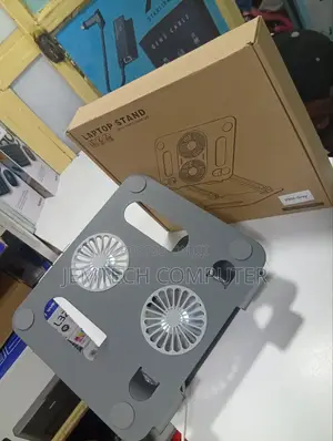 Foldable Laptop Stand With a Fan and RGB Light