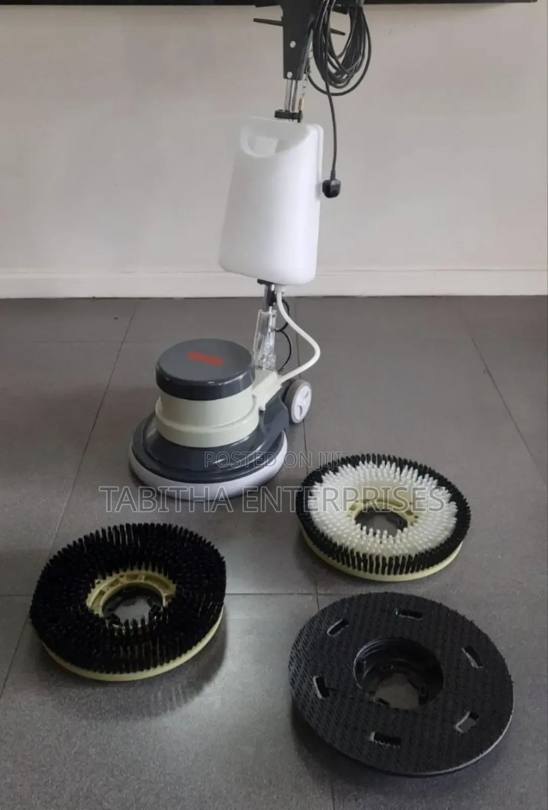 Floor Scrubber With *Brushes*