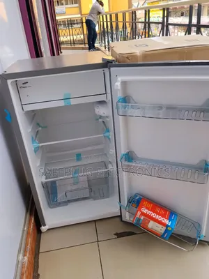 Fridge Ecomax 90l Dark Silver Fridge + Free Guard! Save Power,