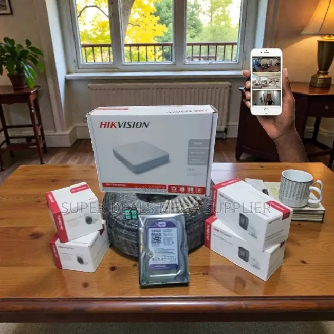 Heavy Duty 4 Hikvision 1080p Full Hd 2mp CCTV Cameras Full System Kit