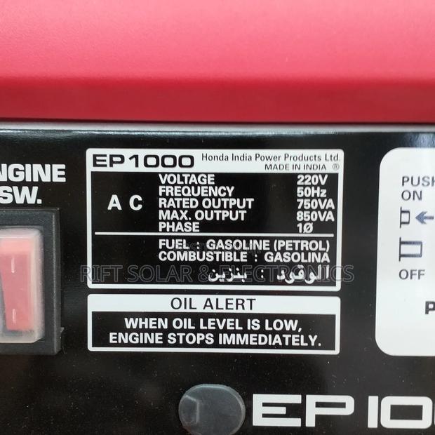 850va Ep1000 Honda Silent Generator Petrol Engine India Make - thumbnail 2