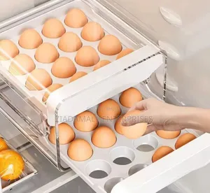 Durable Stylish Acrylic Tray for Efficient Egg Storage