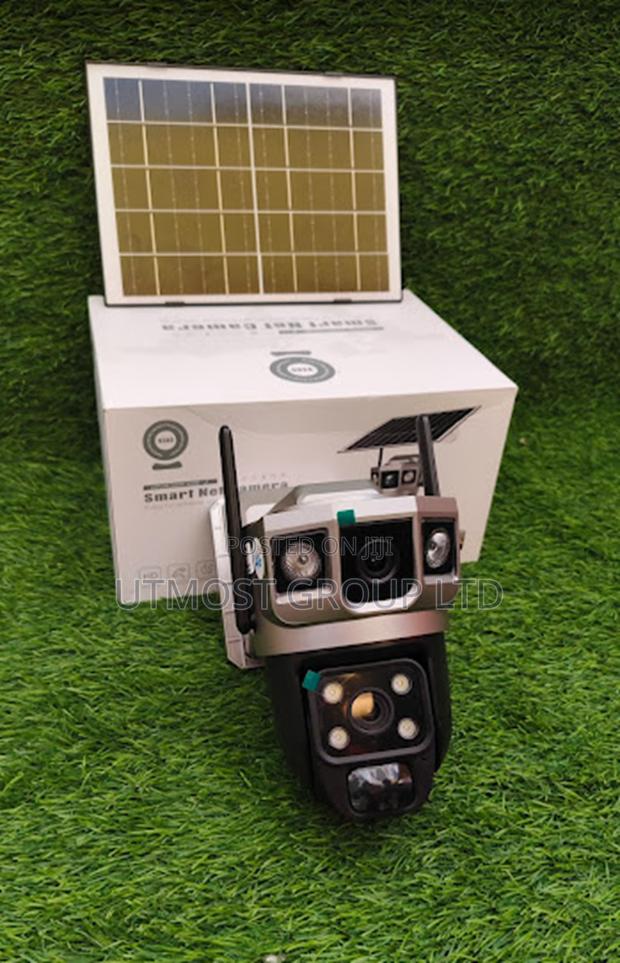 Outdoor Solar Wifi Dual Lens CCTV Camera for Home