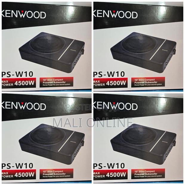 Kenwood Ps-W10 Basspro Nano 10′′ Active Car Subwoofer 4500w Slim