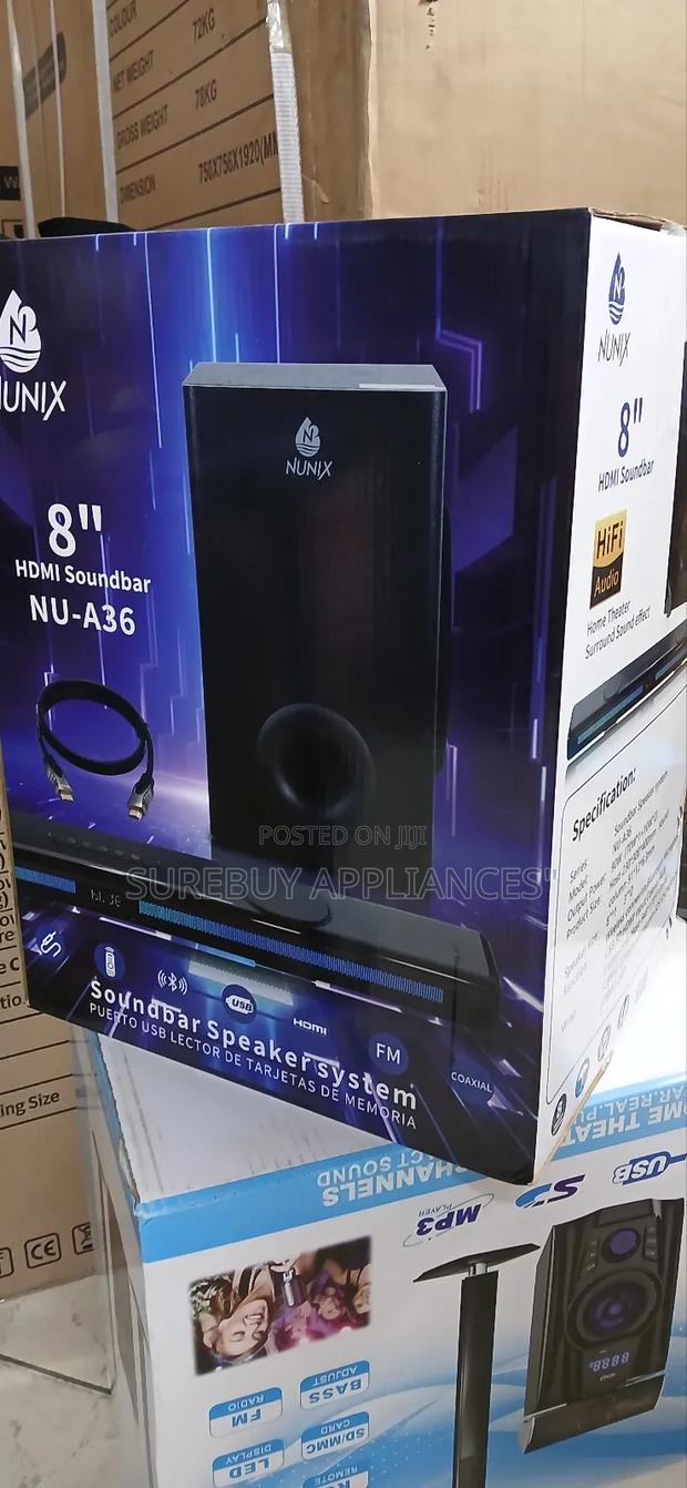 Nunix A36 Soundbar Speaker System - main view