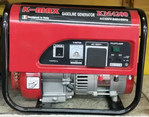 1.5kva Kmax Petrol Engine Rope Start Power Generator 4 Stroke