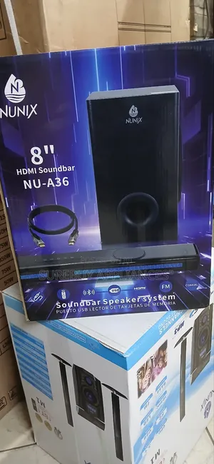 Nunix A36 2.1 Channel Bluetooth Soundbar Speaker System