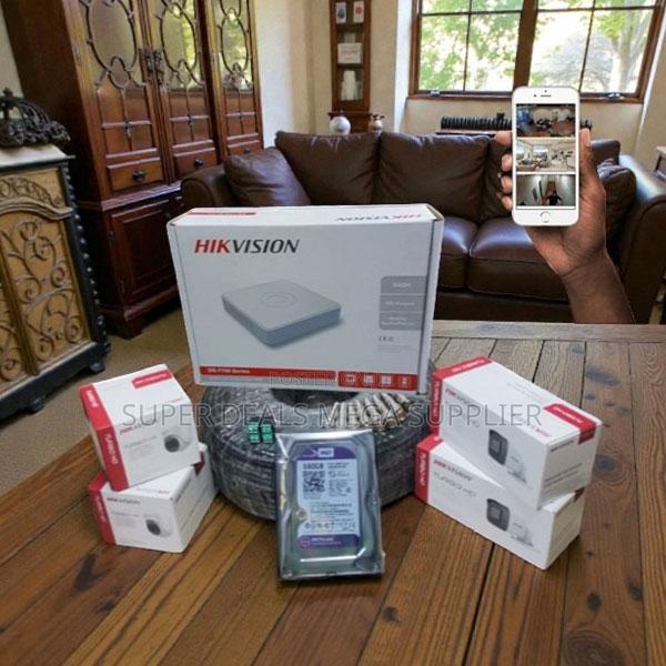 Durable Quality 4 Hikvision 1080p Full Hd CCTV System Kit