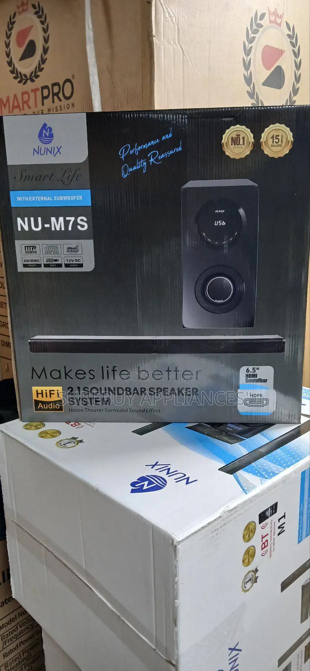 Nunix M7s Bluetooth Soundbar With Subwoofer - main view