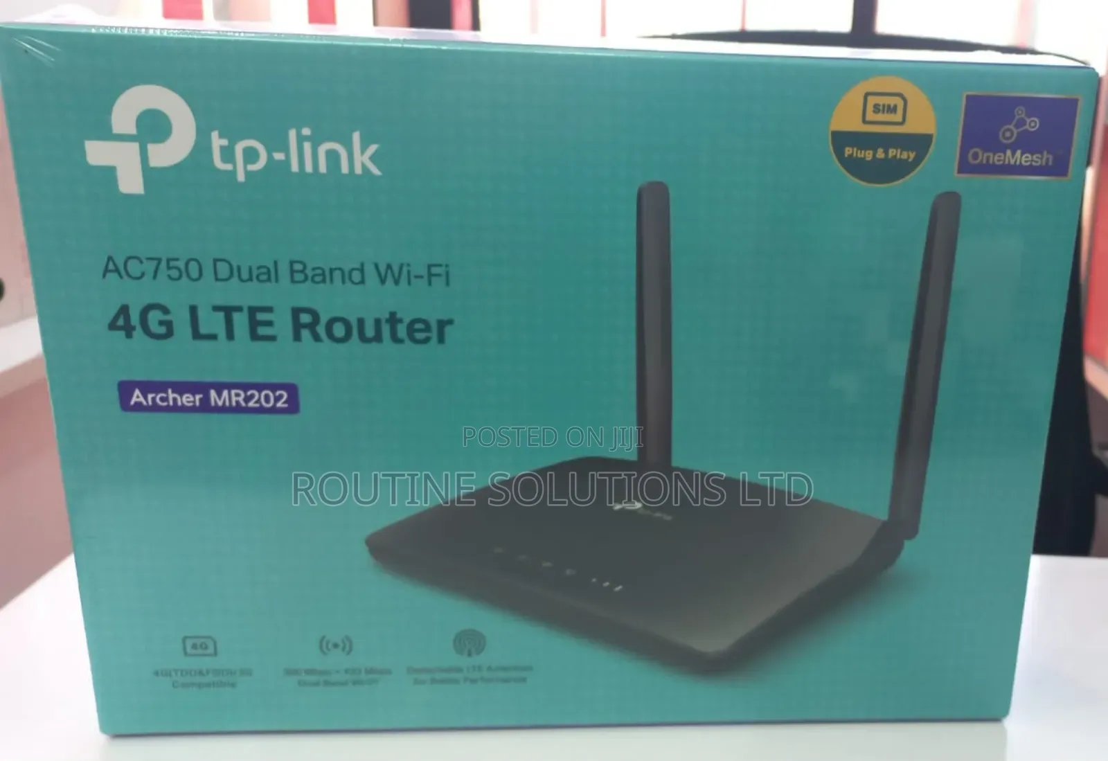 Tp-Link Ac750 Dual-Band Wi-Fi 4g Lte Router Archer Mr202