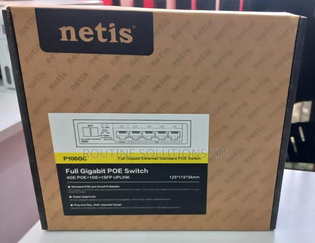 Netis 4-Port Gigabit Ethernet Poe Switch P106gc - main view