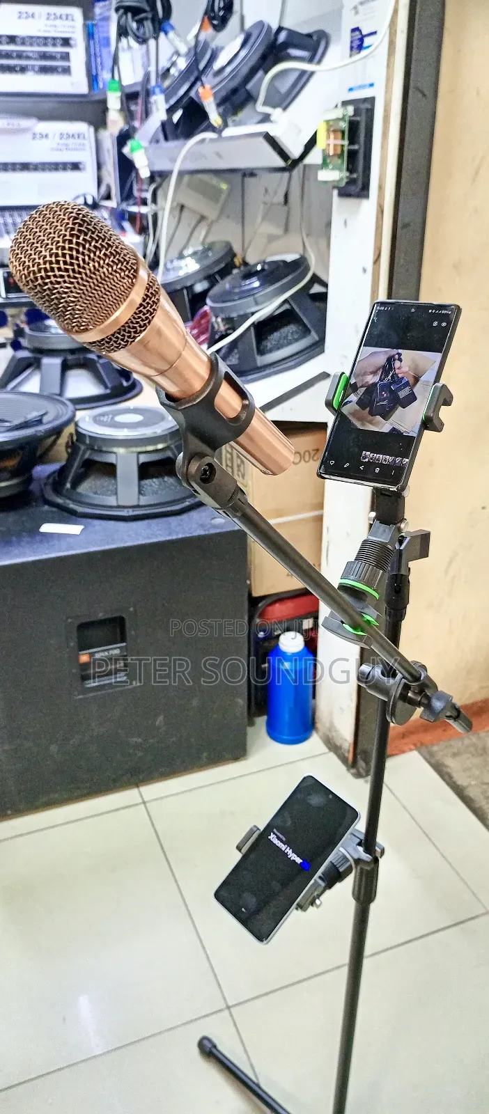 Dual Flexible Musical Phone Holders