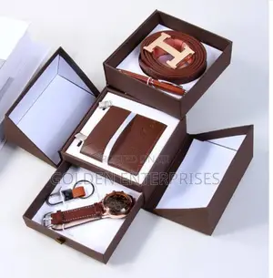Brown Valentines Men Gift Set